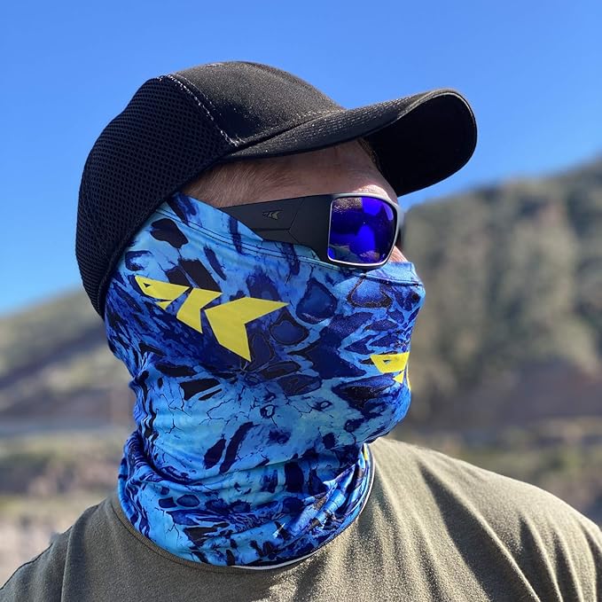 KastKing Sol Armis Neck Gaiter - UPF 50 Face Mask - UV Sun Protection Mask for Men & Women, Fishing, Hiking