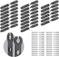 BougeRV 44 PCS Solar Connectors Solar Panel Cable Connector Kit with Spanners - IP68 Waterproof 22 Pairs Male/Female (8AWG)