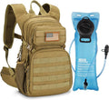 CVLIFE Hydration Backpack with 3L TPU Tactical Water Bladder, 22L Hiking Backpack for Men Women, Heavy Duty Molle Water Backpack with Multiple Compartments for Cycling Running Hunting Camping