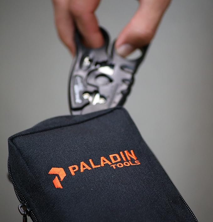 Paladin Tools PA1116 Network Cable Cutter and Wire Stripper Tool | POE Ethernet CAT3 CAT5 CAT5E CAT6 (Professional Grade)