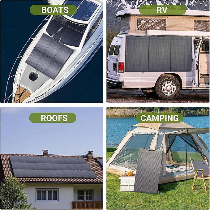 ALLPOWERS Foldable Portable Solar Panels (200W Solar Panel)