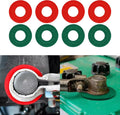 8PCS Battery Terminal Anti Corrosion Washers Fiber, Battery Terminal Protector, 4 Red & 4 Green Battery Terminal Protector for Protecting Battery Terminal, Universal Accessories (Red+Green, 8PCS)