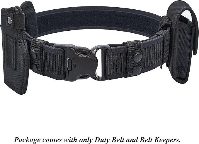 Duty Belt Law Enforcement Police Correctional Officer Security Belts 2 Keepers 2"/2.25" Wide