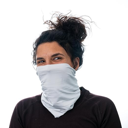 Carhartt Force UPF Lightweight Neck Gaiter, Light Grey, One Size