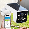Solar Powered Outdoor Wireless Camera: 2K HD, Motion Detection, Color Night Vision, Waterproof IP67, Easy Setup for Home & Business Monitoring, No Monthly Fees