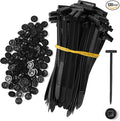 120 Pcs Nylon Universal Cable Tie Buckle - New Multifunctional Nylon Zip Ties With Pin & Button Design Plastic Cable Ties Tool Fasteners Car Body UV Resistant Zipties for Car Daily Repair