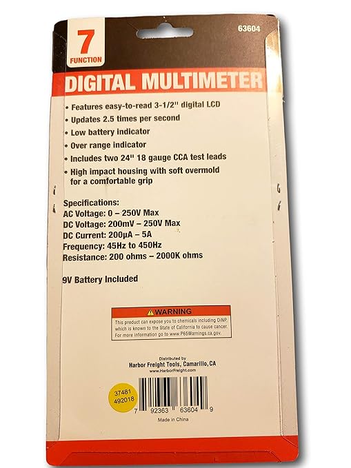 7 Function Digital Multimeter -USATM