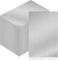Therwen 140 Pcs 5 x 7 Inch Flashing Aluminum Sheet Roof Flashing Metal Roof for Shed Weatherproofing Areas Around Chimneys or Skylights (Silver)