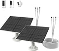 Foldable Solar Panel Charger with USB Port Charge for Smartphone,Power Bank,Small Devices (2pcs 6W)
