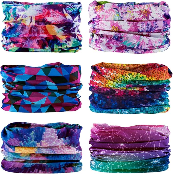 JOEYOUNG Headwear, Bandana, Neck Gaiter Head Wrap Headband Balaclava Magic Scarf