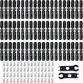 120 PCS Solar Connectors Male & Female Panel Cable Connectors with 2Pcs Spanners IP67 Waterproof (60 Pairs)