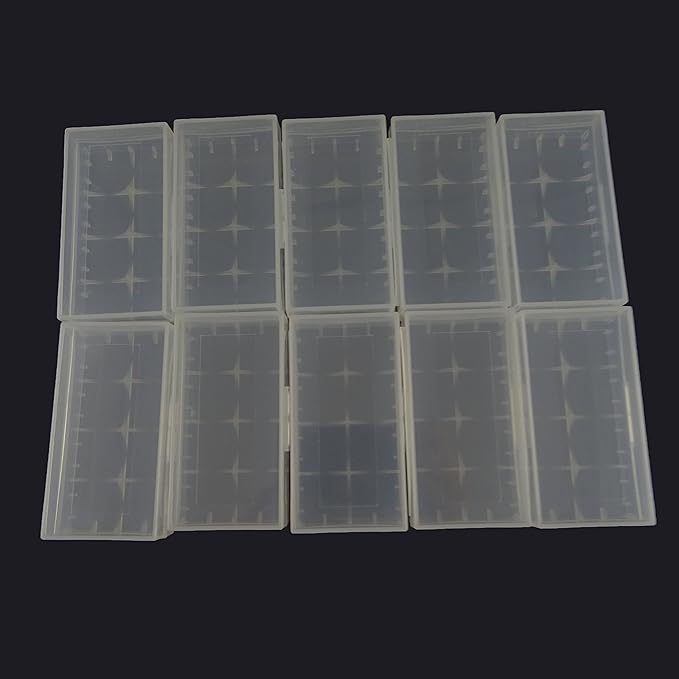Gocomcom Honbay Pack of 10 Battery Storage Case/Box/Organizer/Holder for 18650 or CR123A Battery