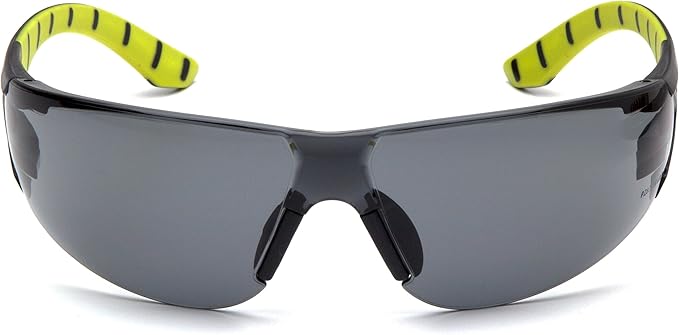 Pyramex Endeavor Plus Safety Glass Black/Gray Frame With Foam Padding Clear H2MAX Anti-fog Lens