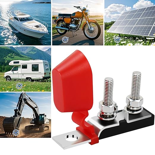 Terminal Fuse Block Marine Rated Battery Fuse MRBF Terminal Holder 30-500 AMP for EVs, RVs, Yachts, Charging Stations - High - Amp Systems, Multiple Battery Types