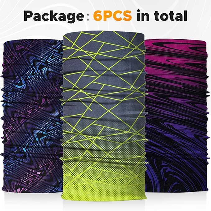 JOEYOUNG Headwear, Bandana, Neck Gaiter Head Wrap Headband Balaclava Magic Scarf