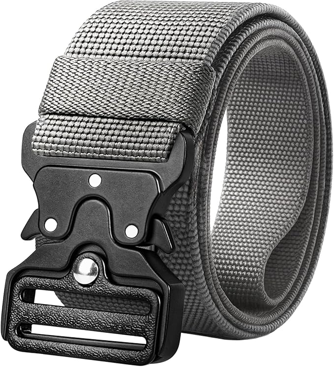 TECEUM Tactical Belt – Heavy-Duty & Quick Release – Military, Work, Rigger, Duty & Utility Belt for Men