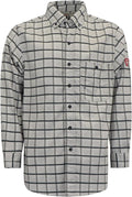 TICOMELA FR Shirt for Men Flame Resistant Shirts 6.5oz Light Weight Plaid Men's Fire Retardant Shirts