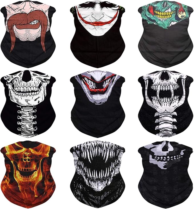 JOEYOUNG Headwear, Bandana, Neck Gaiter Head Wrap Headband Balaclava Magic Scarf
