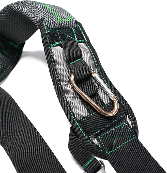 MELOTOUGH Gel Tool Belt Suspenders Work Belt Suspenders with Gel shoulder pad for Electrican/Construction/Farmer (Trigger Snap Hook end work Suspenders)