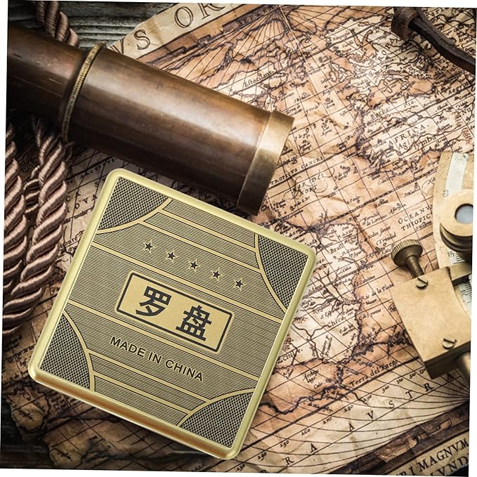 IMIKEYA Feng Shui Compass Pan - Chinese Ancient Compass for Home Planning and Feng Shui Practices - Precision Magnetic for and Residential Harmony 1pc