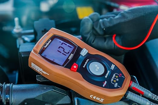 Southwire Multimeter Compact 3-in-1 - Built-In Voltage Detector & Flashlight - 10 Functions, Auto-Reset Fuse - CAT IV 600V - UL Listed