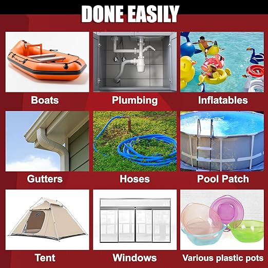 Waterproof Tape 4 Inch x 10 FT, Seal Tape Clean - Heavy Duty Leak Repair for Roof, Pipe, Boat, Hose & Outdoor Emergency Fix - Permanent Weather Resistant Seal