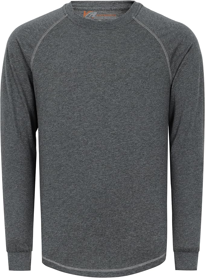 VATRENUS FR Shirts 4oz Lightweight Flame Resistant Henley 100% Cotton Men's Pre-Washed Fire Retardant Base Layer