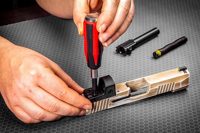 Real Avid Precision Screwdriver Set for Gun Maintenance | 90 PCS Screw Driversets with LED Driver, Hex, Phillips & Torx Bit Set | Kit Includes Magnetic Bit Driver, Turret Tool, Multibit Set & Case