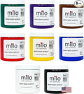 milo Acrylic Paint Set of 8 Colors | 8 ounce Jars | Heavy Body Acrylic Painting Set | Made in the USA | Non-Toxic, Holds Texture and Brush Strokes