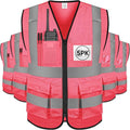 TICONN Reflective Safety Vest High Visibility Class II Mesh Vest for Women & Men Meets ANSI Standards