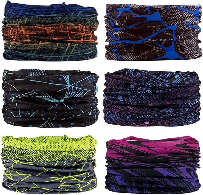 JOEYOUNG Headwear, Bandana, Neck Gaiter Head Wrap Headband Balaclava Magic Scarf