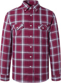 100% Cotton Mens Fr Shirts 7.5oz Flame Resistant Shirts NFPA2112 Men's Fire Retardant Welding Shirts
