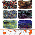 Venswell Neck Gaiter Face Mask Men Women,Seamless Bandana Rave Face Cover Scarf Mask,Balaclava,Headband, Head Wrap,Headwear