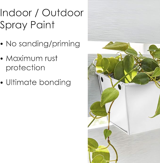 Krylon K02753007 Fusion All-In-One Spray Paint for Indoor/Outdoor Use, Satin White, 12 Ounce (Pack of 2)