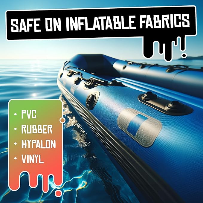Boat Juice Inflatable Boat Cleaner Spray | 2in1 Cleaner & Ceramic UV Protectant | Removes Dirt, Grime, Stains, Water Spots & Provides Maximum UV Protection | Watermelon Scent | Made in USA (32oz)