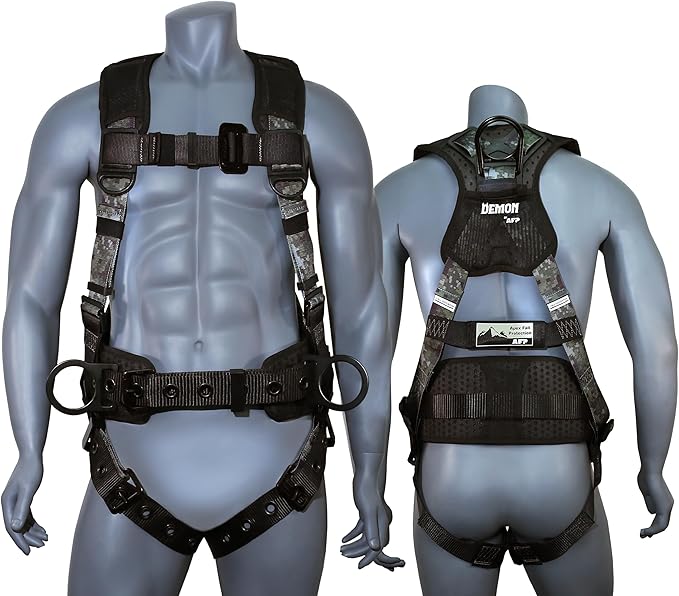 AFP Demon Fall Protection Comfortable Safety Harness (OSHA/ANSI PPE)