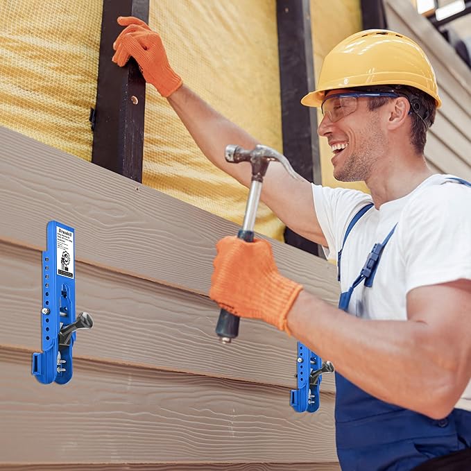 Siding Tools - Compatible with 5/16-Inch Fiber Cement & Lap Siding, Installation Kit with Adjustable Reveals (Blue)