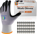 PROMEDIX P Nitrile Coated Work Gloves,MicroFoam Safety Work Gloves Men,Seamless Knit Nylon&spandex Gloves with Grip