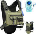 USA Original Patent Running Hydration Vest Backpack, Lightweight Chest Pack with 2.0L Water Bladder Bag Daypack for Hiking Running Cycling Race Marathon for Women Men