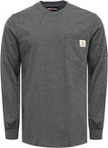 BOCOMAL FR Shirts Lightweight Classic Crew Long Sleeve Fire Resistant Shirt CAT2