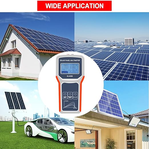 KAOLALI Digital 400W Solar Panel Smart Tester Auto/Manual MPPT Photovoltaic Panel Multimeter Testing Power Meter Tool