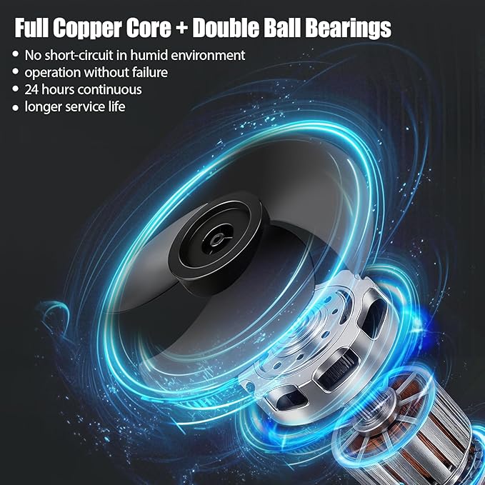 V2262-50 7 Inch Bathroom Exhaust Fan,1.0 Sones,50 CFM,7" Ceiling Exhaust Fan, for 8 Inch Rough-in Opening, Mobile Home Exhaust Ventilation Fan, Suit for Bathroom, Laundry Room, Kitchen & Garage