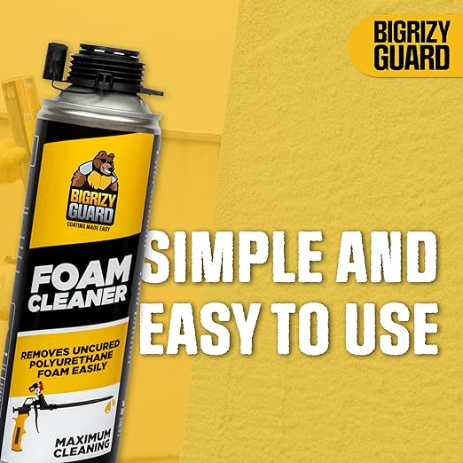 Spray Foam Gun Cleaner - 16.9 Fl oz, Polyurethane Spray Foam Insulation Cleaner, Dissolves Uncured Expanding Sealant (1 Pack)