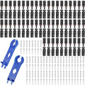 100PCS/50 Pairs Solar Connectors M-C-4 Male/Female IP67 Waterproof Solar Panel Cable Connectors with 2 PCS Spanners