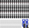 30 Pairs Solar Connector (10AWG), 60Pcs Solar Panel Cable Connectors Adapter Male/Female IP68 1000V 30A 10AWG 12AWG 14AWG Waterproof Dustproof Connector with 2 Spanners (30 Pairs Solar Connectors)