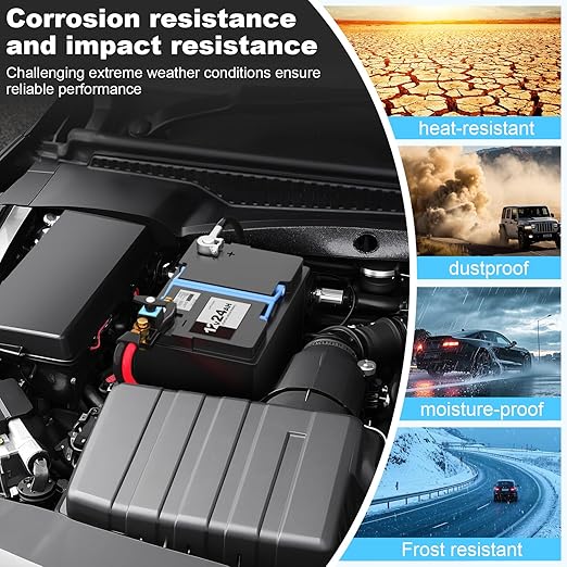Battery Disconnect Switch, Heavy Duty Battery Shut Off Switch, General High Current Master Battery Power Cut Isolator Kill Switch, Battery Kill Switch for Car, RV and Boat (1)