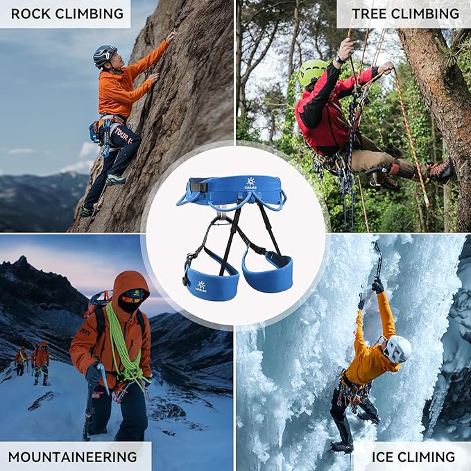 KAILAS B3 Rock Climbing Harness Men Adjustable Roofing Harness Indoor Climbing Rappelling Harness Women Protect Durable