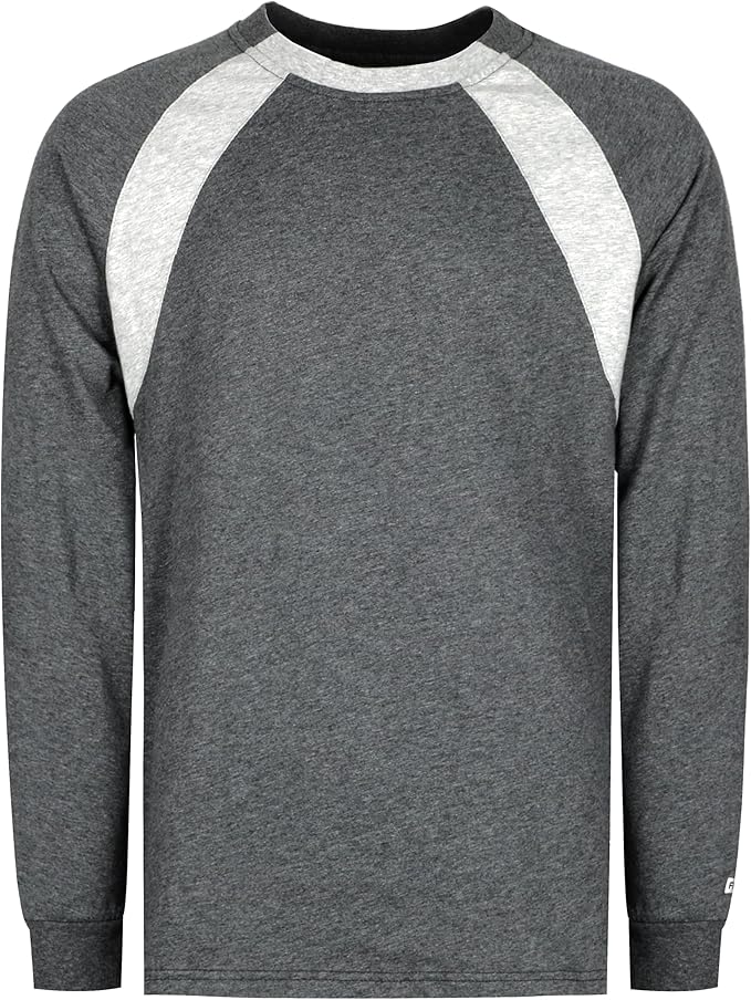 KONRECO FR Shirts for Men Summer Two Tone 4oz Lightweight Flame Resistant/Fire Retardant CAT1 Work T-Shirt Baselayer