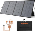 400W Portable Solar Panel, Lightweight Foldable Solar Panels Complete with an Adjustable Kickstand, IP67 Waterproof Solar Charger for Outdoor Camping, Portable Power Station, Motorhome, RV