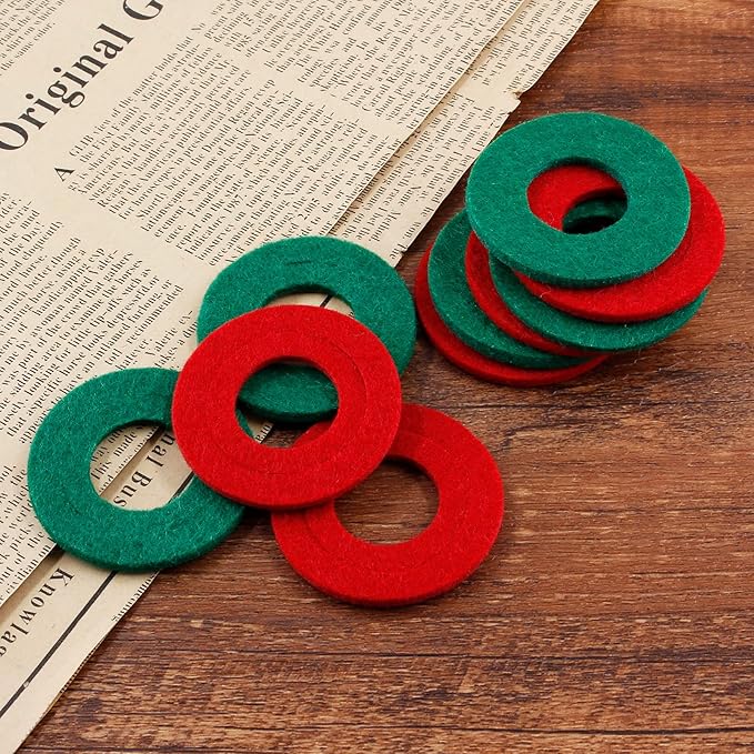 10 PCS Battery Terminal Anti Corrosion Washers Fiber, 5 Red & 5 Green Battery Terminal Protector